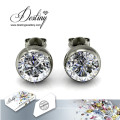 Destiny Jewellery Crystal From Swarovski Round Set Pendant and Earrings